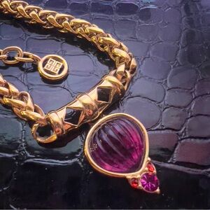 Givenchy Couture Runway Goldtone Necklace